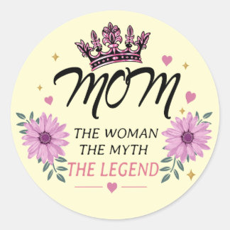 Adesivo Mom The Legend Mother's Day Gift