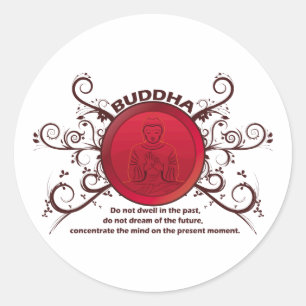 Adesivo Momento atual de Buddha