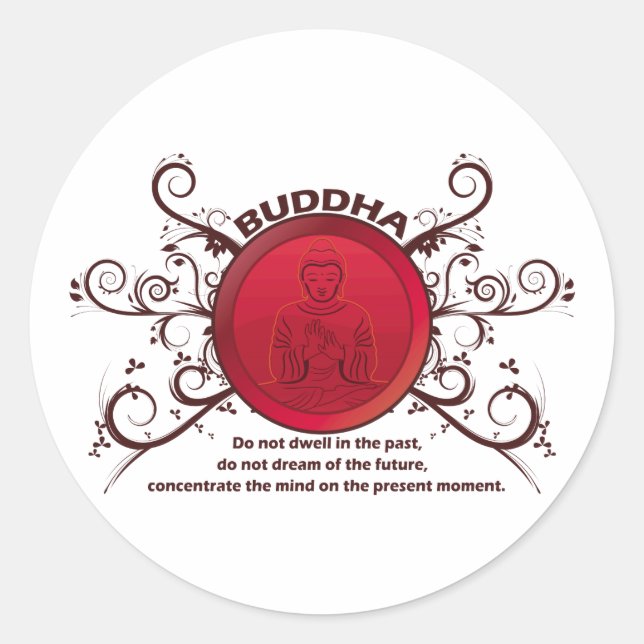 Adesivo Momento atual do Buda (Frente)