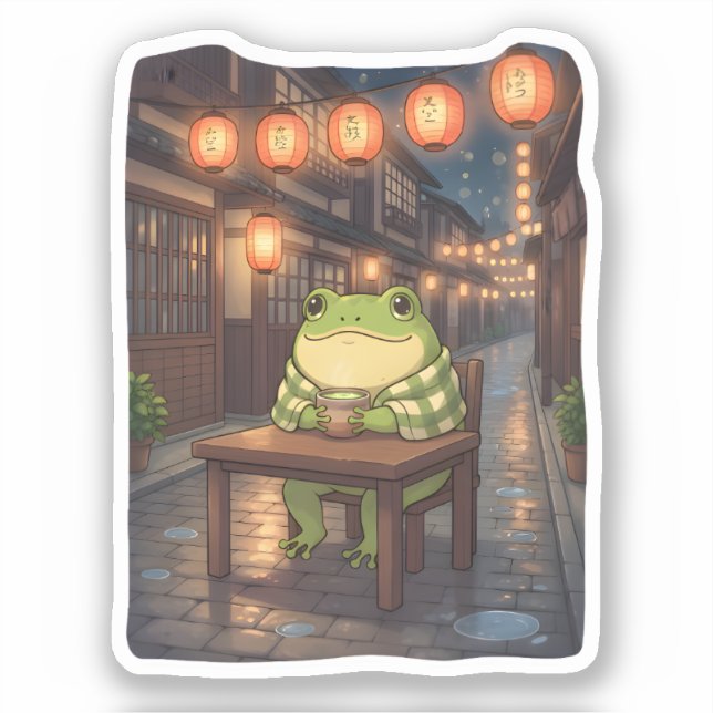Adesivo Momentos de Matcha Noturnos (Frente)