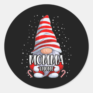 Adesivo Momma Gnomo Natal Pijamas Correspondendo à Família