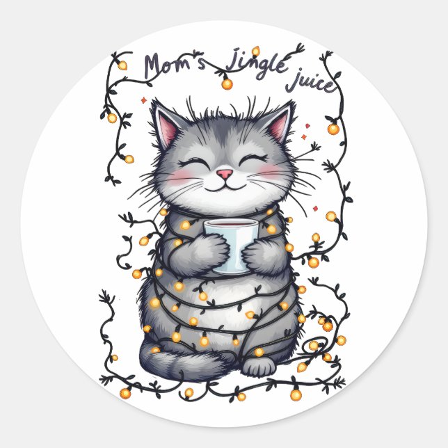 Adesivo Mom's Jingle Juice  (Frente)