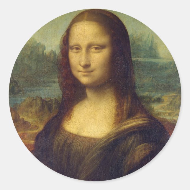 Adesivo Mona Lisa by Leonardo Da Vinci (Frente)