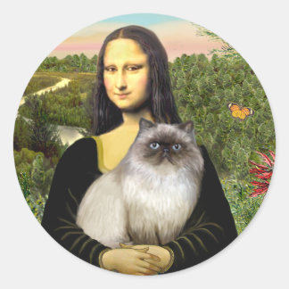 Adesivo Mona Lisa - gato himalaio 7