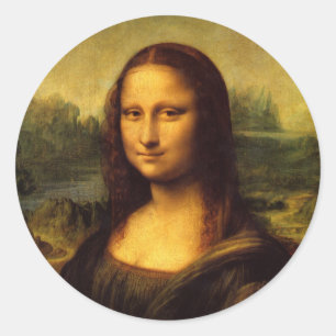 Adesivo Mona Lisa por Leonardo da Vinci