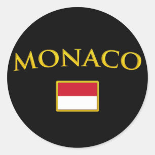 Adesivo Monaco dourado