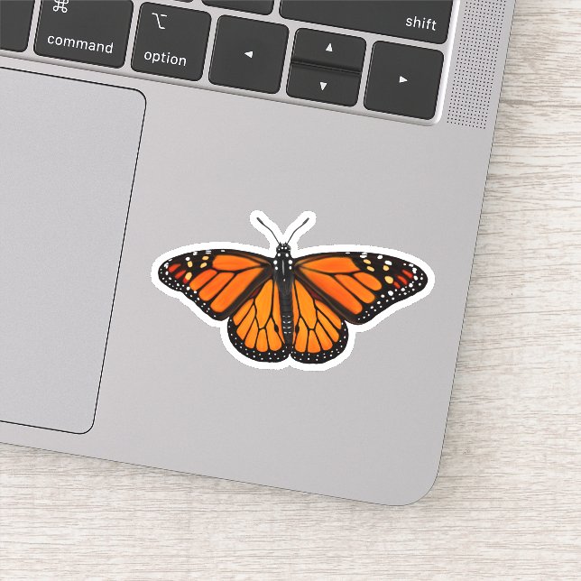 Adesivo Monarch Butterfly Insett Vinyl Sticker (Detalhe)