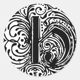 Adesivo Monarquia - Letra "H"