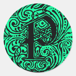 Adesivo Monarquia "P"