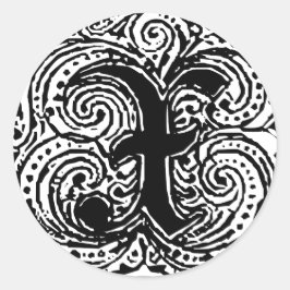 Adesivo Monarquia "X"