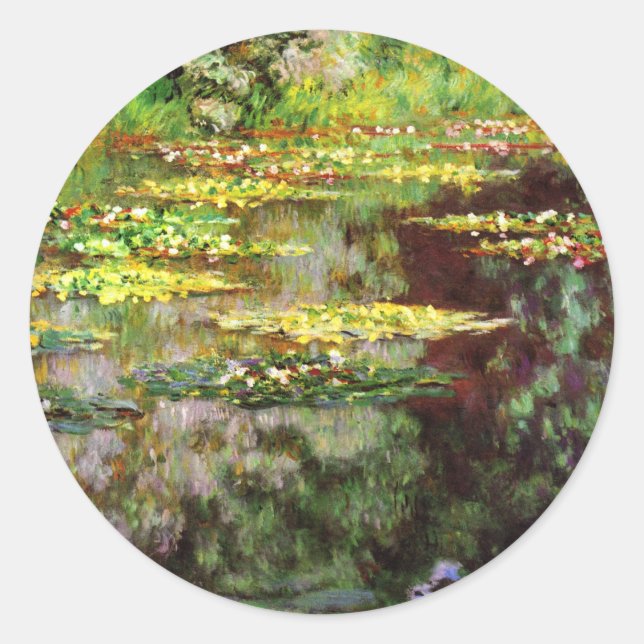 Adesivo Monet Fine Art, Waterlily Stickers (Frente)