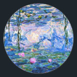 Adesivo Monet - Lírios d'água (rosa) 1919 famoso trabalho<br><div class="desc">Claude Monet 1919 famoso quadro,  Lírios-d'água (rosa)</div>