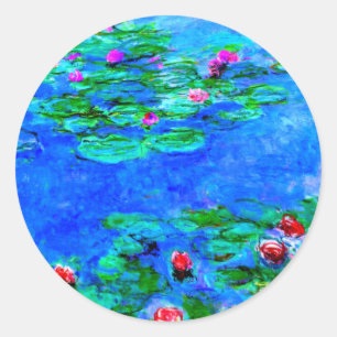 Adesivo Monet: Lírios trabalho de arte