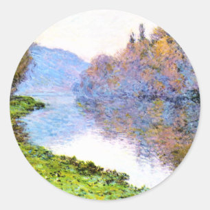 Adesivo Monet - Margens do Sena em Jenfosse