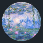 Adesivo Monet - trabalho de arte de lírios de água, 1919<br><div class="desc">Monet - trabalho de arte de lírios de água.</div>
