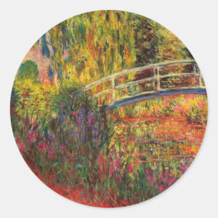 Adesivo Monet Water Lily Pond and Water Irises