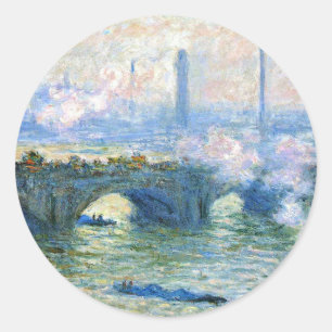Adesivo Monet - Waterloo Bridge, Londres