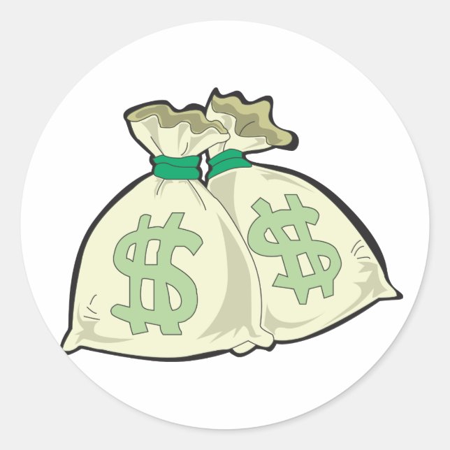 Adesivo Money Bolsas Stickers (Frente)