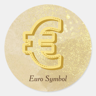 Adesivo Money Reiki Símbolo amarelo euro infundido