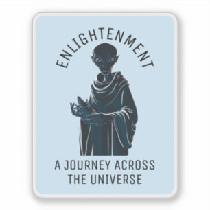 Adesivo Monge da Alienígena espiritual