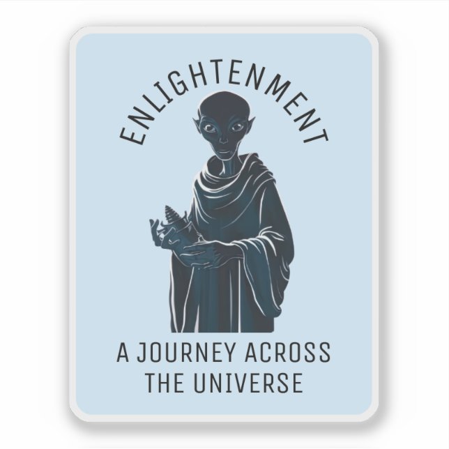 Adesivo Monge da Alienígena espiritual (Frente)