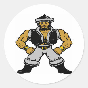 Adesivo Mongol White Hun Warrior