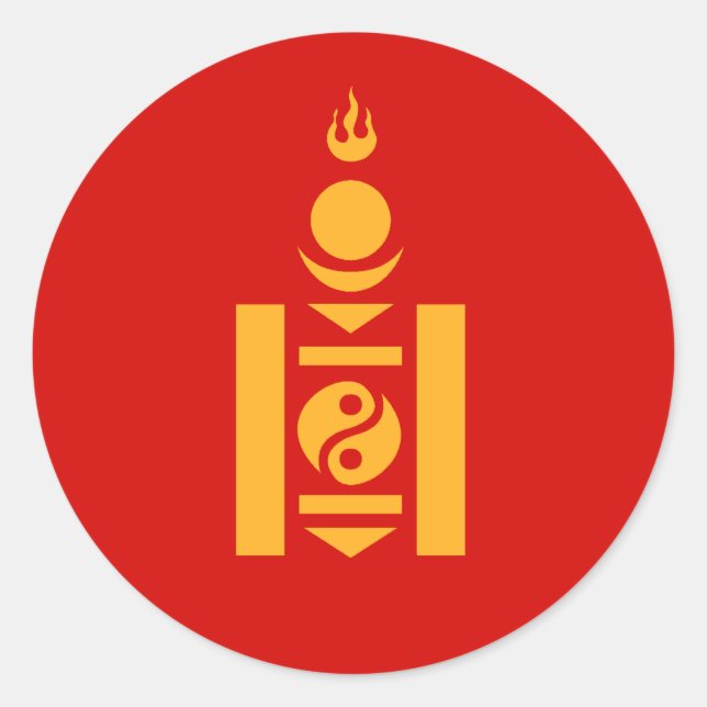 Adesivo Mongólia (Frente)