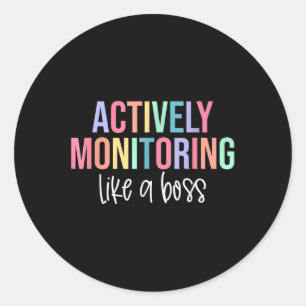 Adesivo Monitoramento Ativo Como Um Teste De Estado De Cam