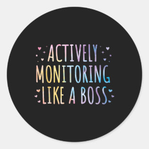 Adesivo Monitoramento Ativo Como Uma Equipe De Testes De E