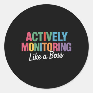 Adesivo Monitoramento Ativo Como Uma Equipe De Testes De E