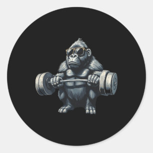 Adesivo Monkey Gorilla Bodybuilding Musical Malhação Gym