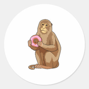 Adesivo Monkey with Donut