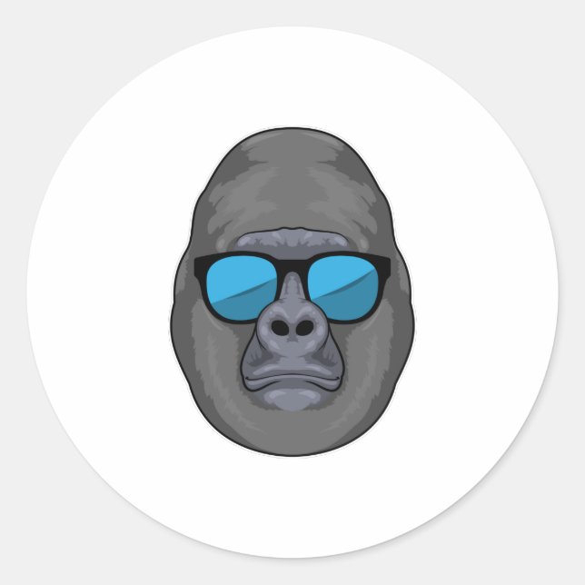 Adesivo Monkey with Sunglasses (Frente)