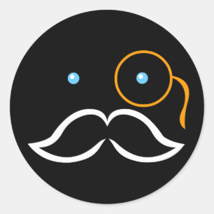 Adesivo Monocórdio e bigode