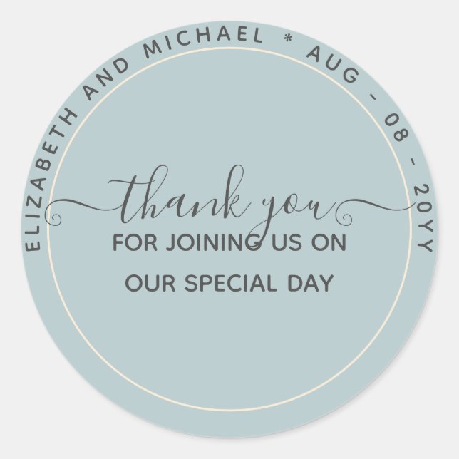 Adesivo Monocromo Obrigado A Favorecer Rótulos (Frente)