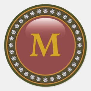 Adesivo Monograma Bling Bling