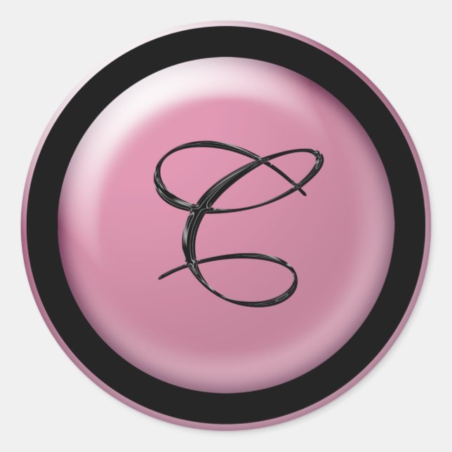 Adesivo Monograma C (Frente)