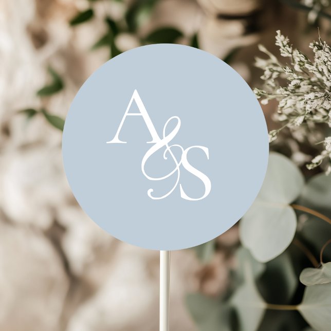 Adesivo Monograma, Casamento (Personalized, Elegant, Classic, Monogram, Wedding Sticker.)