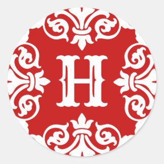 Adesivo Monograma da época das férias