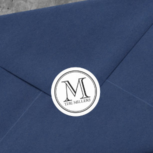 Adesivo Monograma da família de fundo editável de borda re