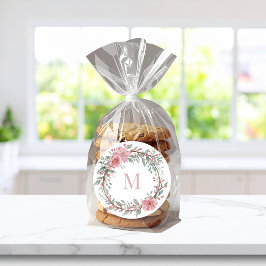 Adesivo Monograma de Aquarela Floral – Personalizar Inicia