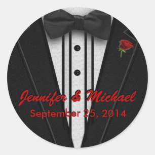 Adesivo Monograma de Arco e roupa preta