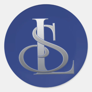 Adesivo Monograma de bloqueio feito sob encomenda