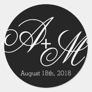 Adesivo Monograma de Borda Moderna