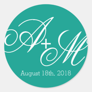 Adesivo Monograma de Borda Moderna