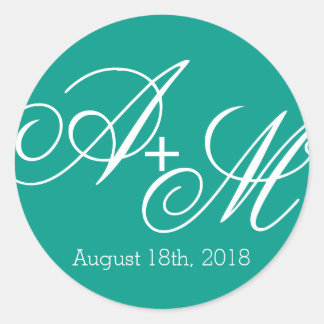 Adesivo Monograma de Borda Moderna