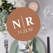 Monograma De Casamento, Noite E Iniciais De Casame