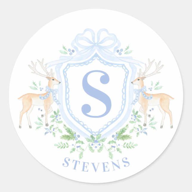 Adesivo Monograma de Crest de Natal do Grande Milênio (Frente)