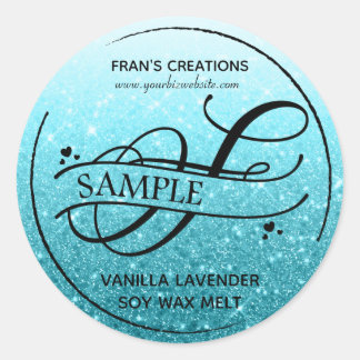 Adesivo Monograma de Lâmpada de Ombro F Produto de Amostra