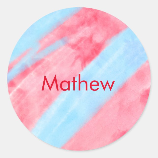 Adesivo monograma de letra inicial simples adicione seu no (Frente)